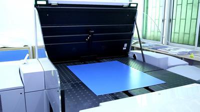 Plattenherstellung vor Druck