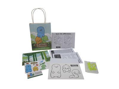Kunstdruckpapiertasche für Schreibwaren